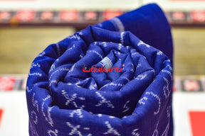 Blue Shri Ganeet Mathematics Cotton (Fabric)