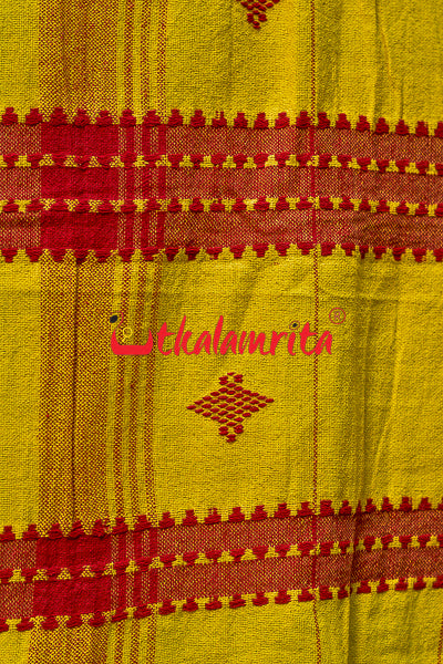 Yellow Red Kotpad (Stole)