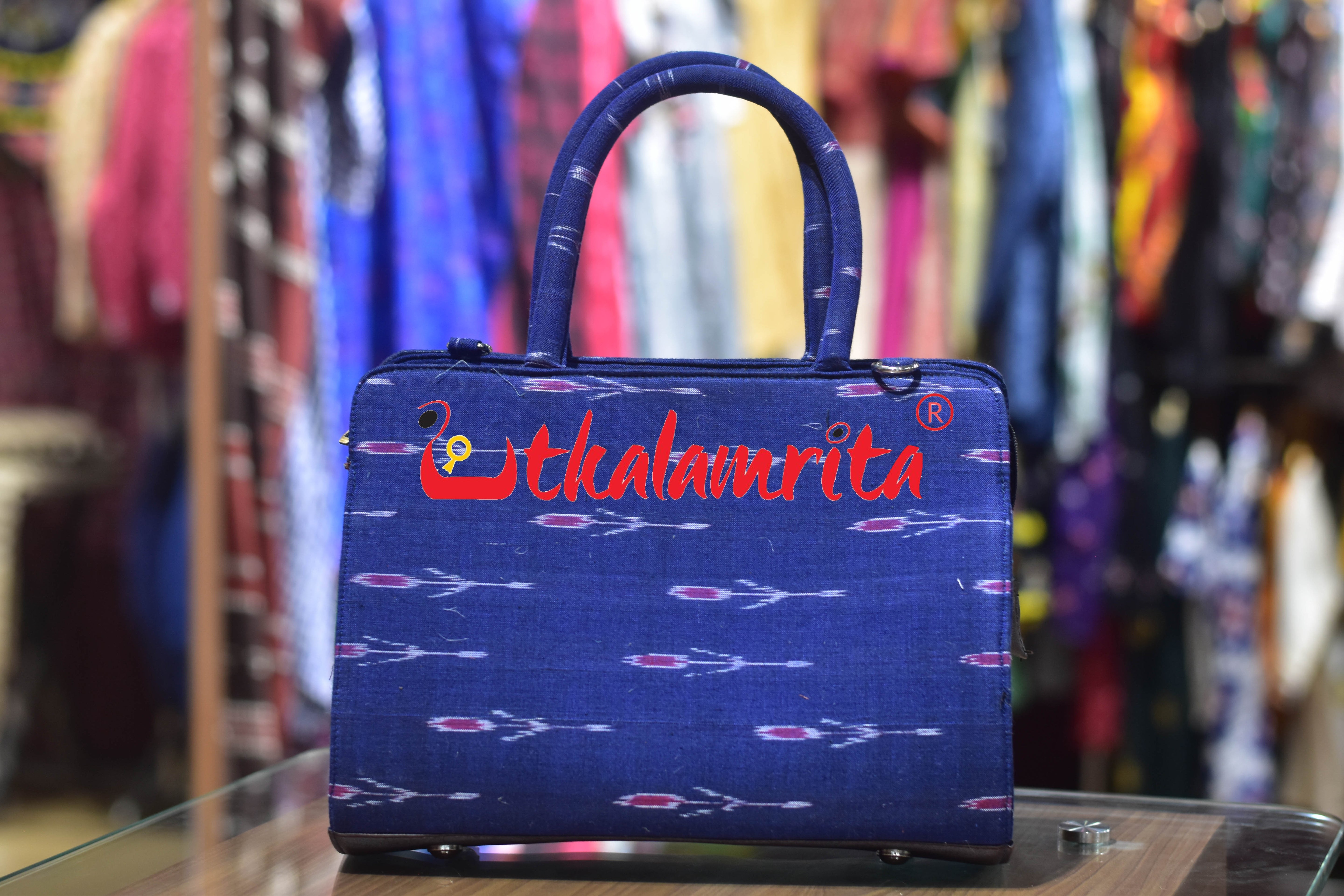 Blue Labanga Medium Vanity Bag