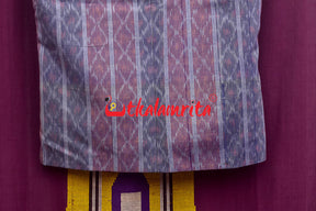 Red Blue Bandha on Purple (Men's Jacket)