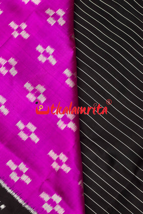 Pink Big Pasapali Khandua Silk Saree