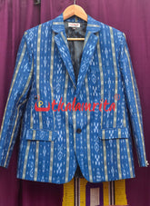 Cobalt Blue Anjimala (Mens' Blazer)