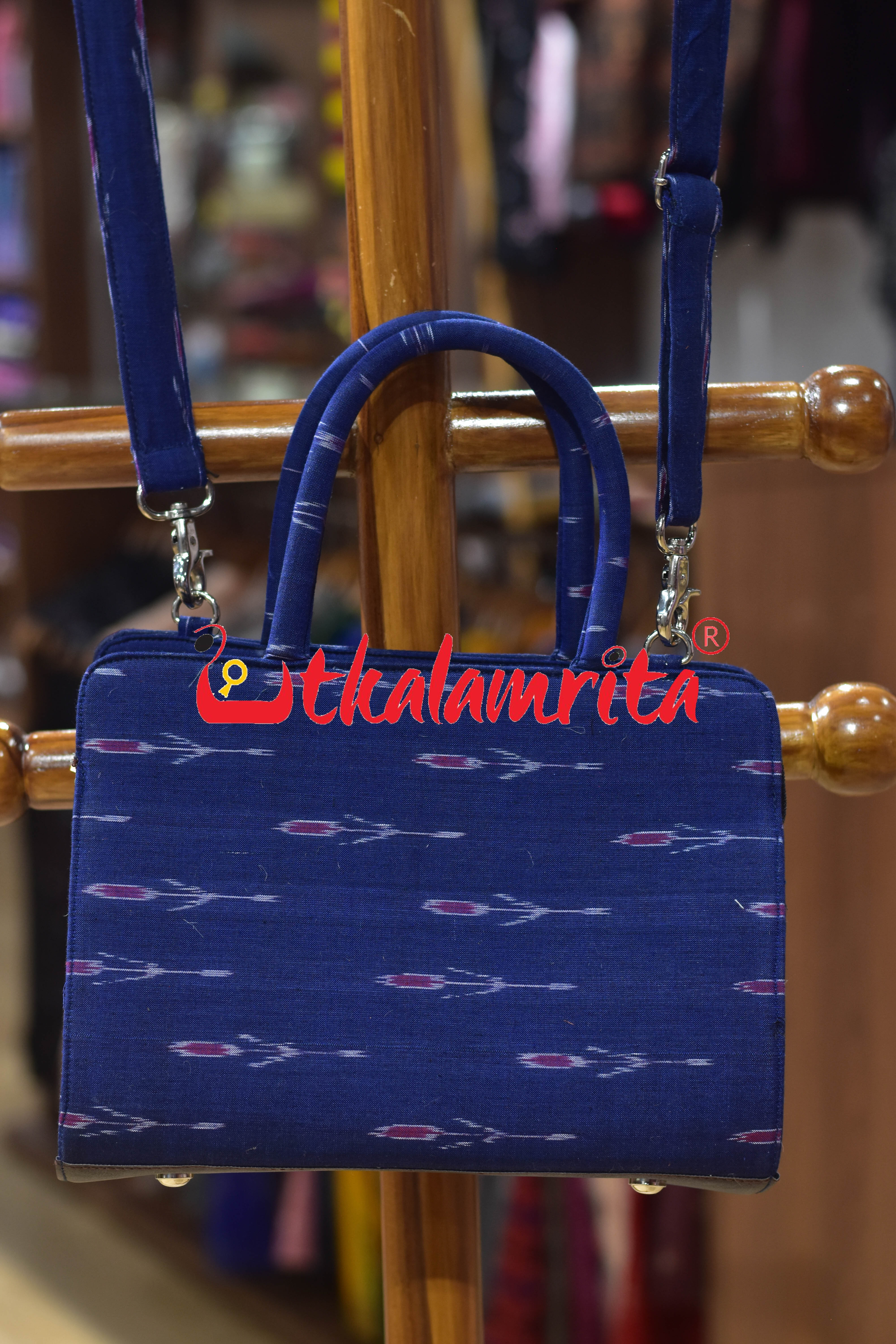 Blue Labanga Medium Vanity Bag
