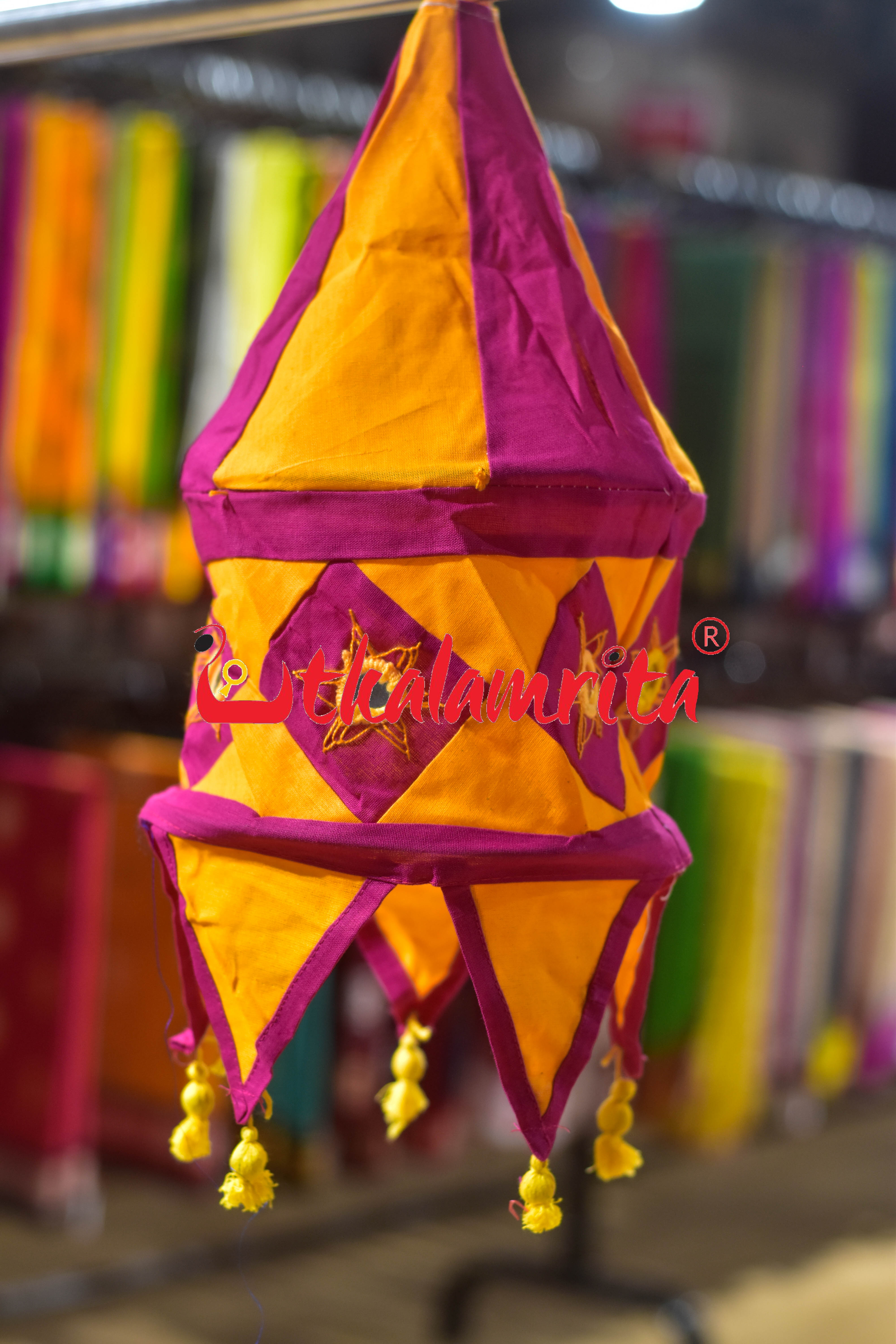 Magneta Orange Special 1-Step Round Lampshade