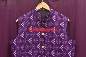 Purple Wall Jhoti Cotton (Men's Jacket)