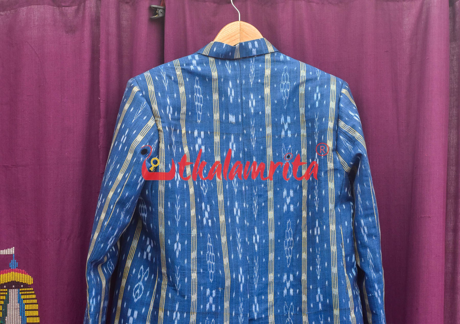 Cobalt Blue Anjimala (Mens' Blazer)