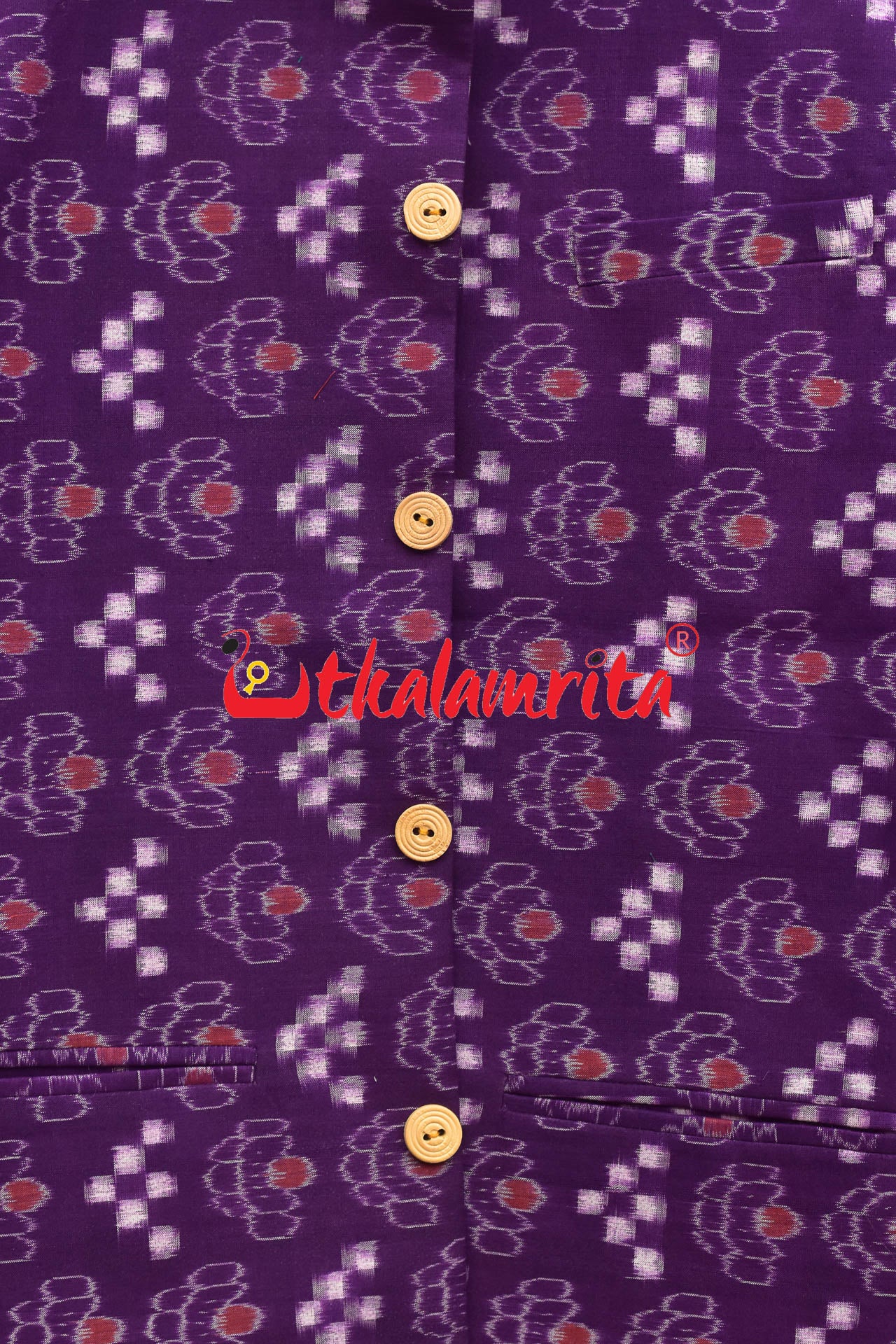 Purple Wall Jhoti Cotton (Men's Jacket)