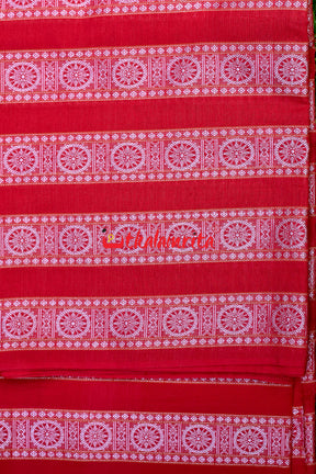 Red Yellow Lines Konark Chakra (Fabric)