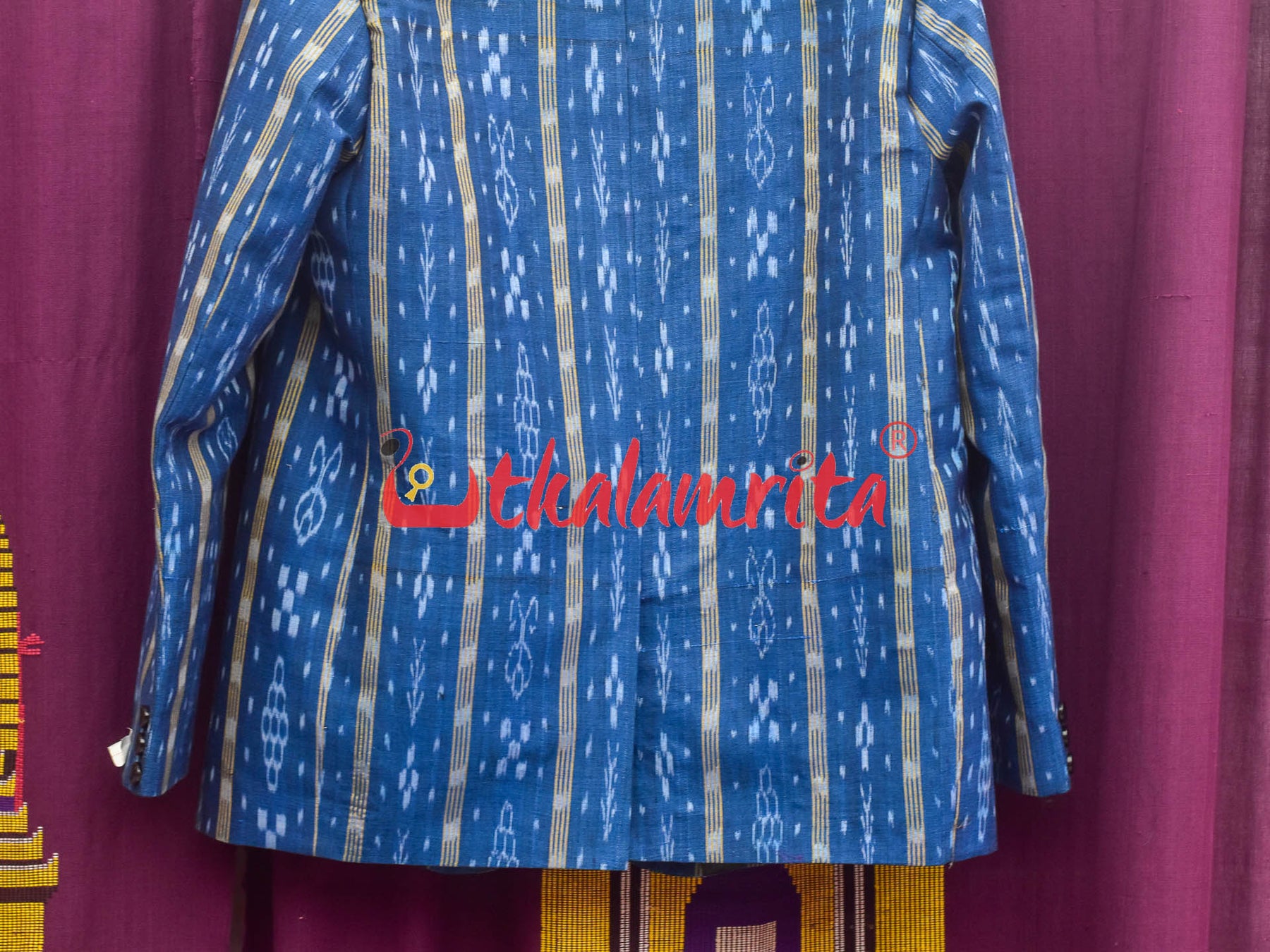 Cobalt Blue Anjimala (Mens' Blazer)