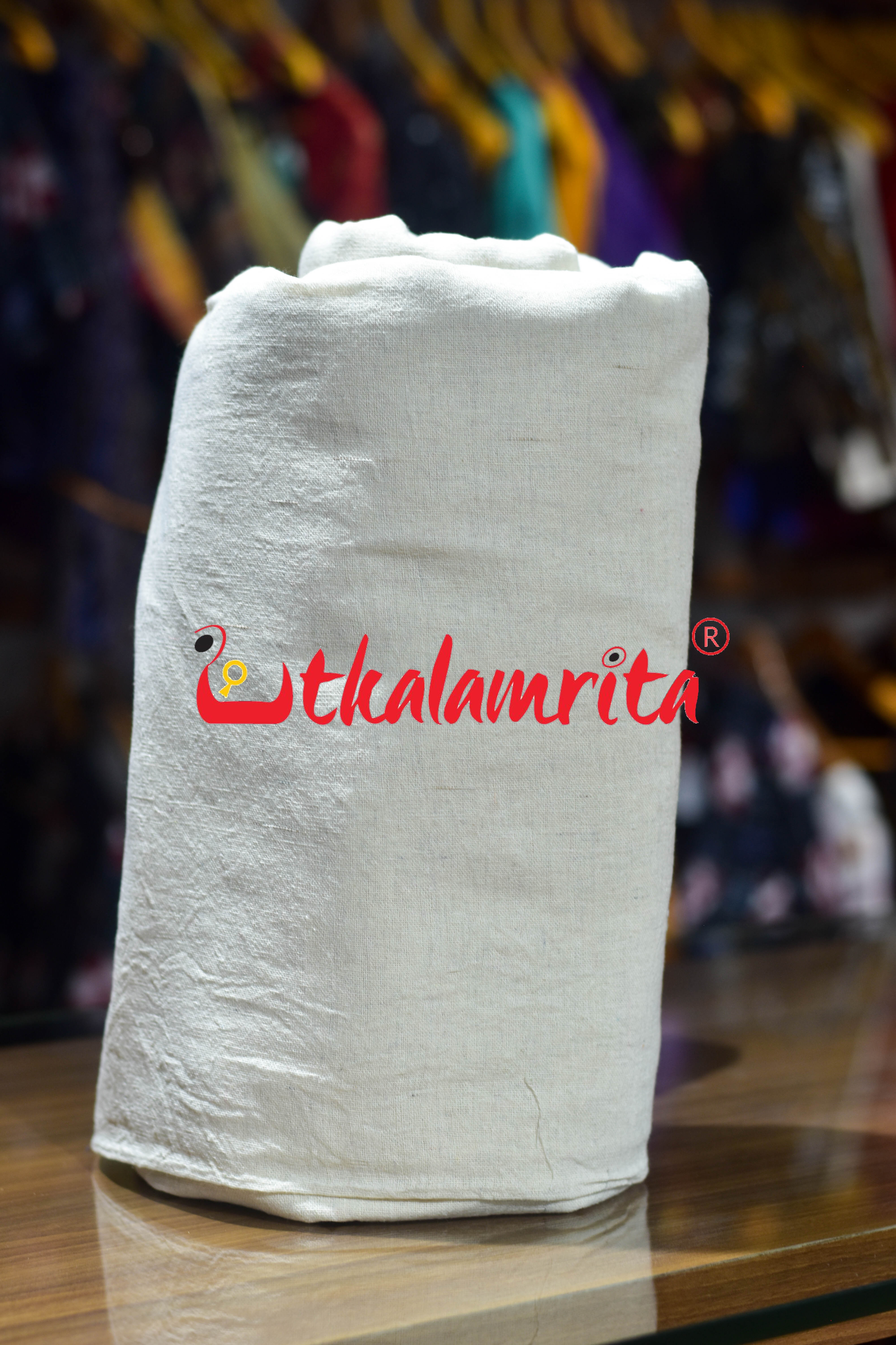 Kotpad Plain White (Fabric)