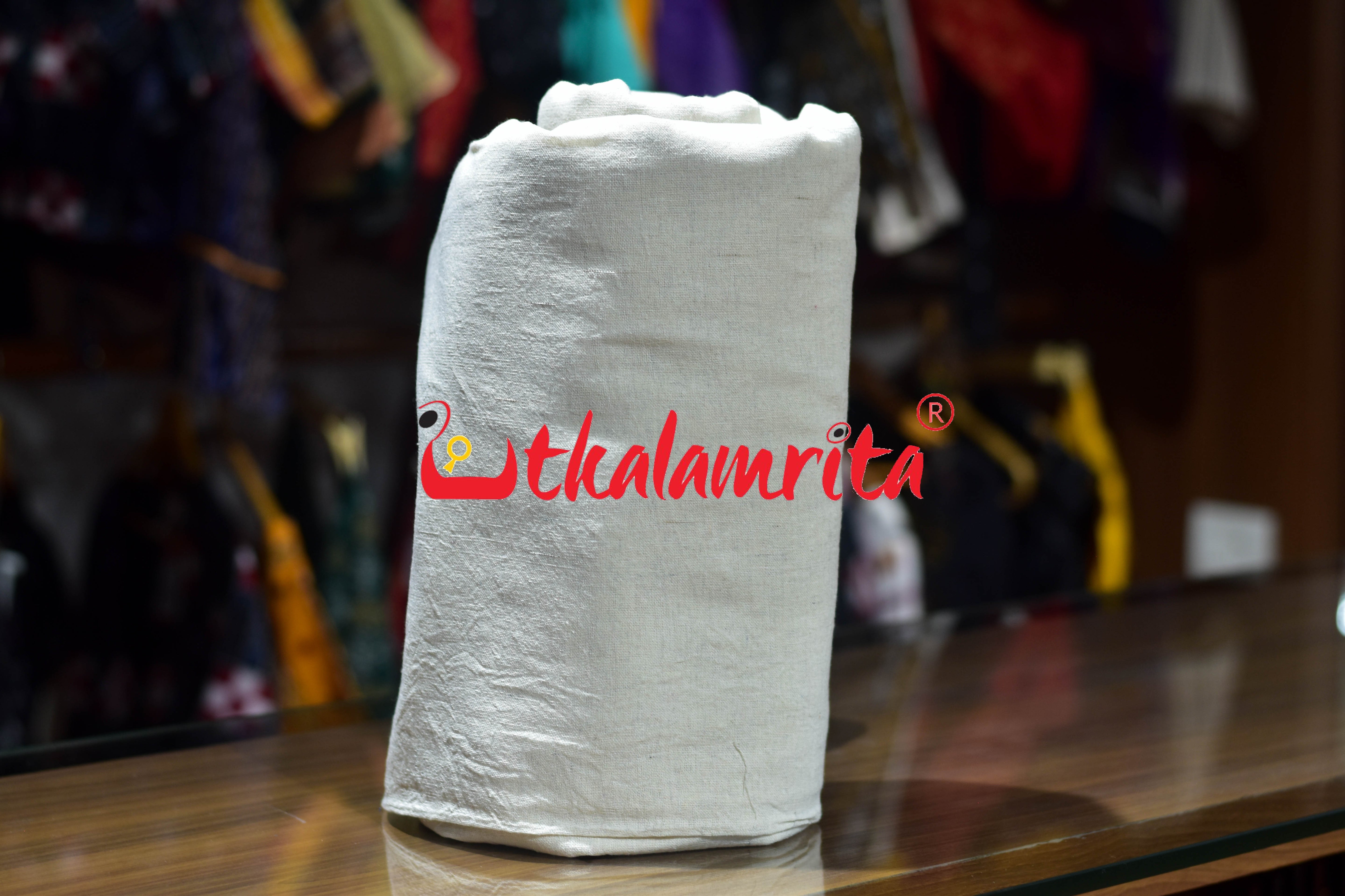 Kotpad Plain White (Fabric)
