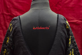 Black Tribals and Elephants (Blouse)