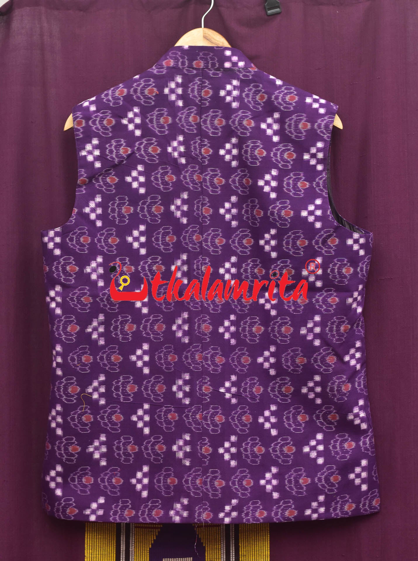 Purple Wall Jhoti Cotton (Men's Jacket)