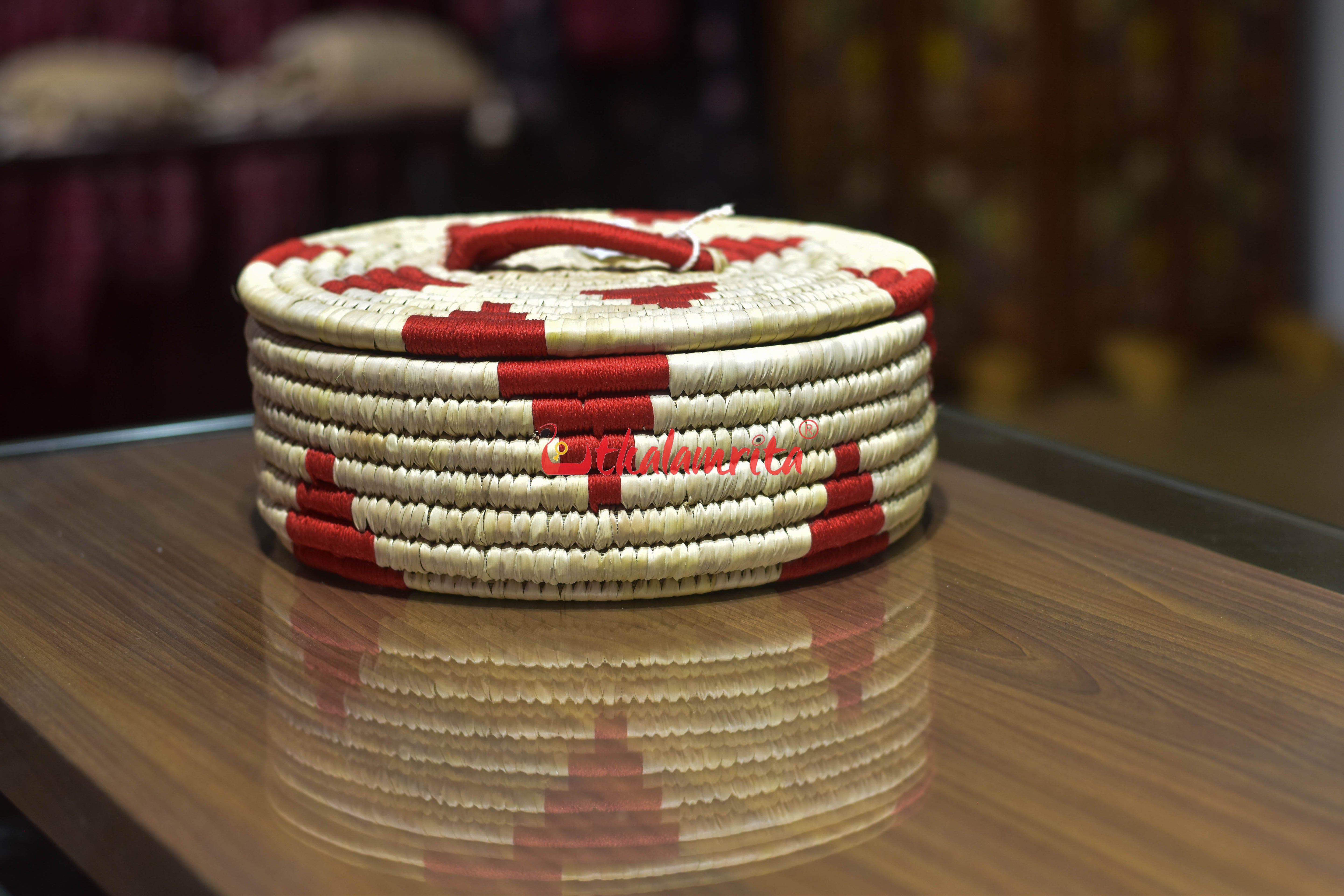 Leo Sabai Grass Roti Box (Red)