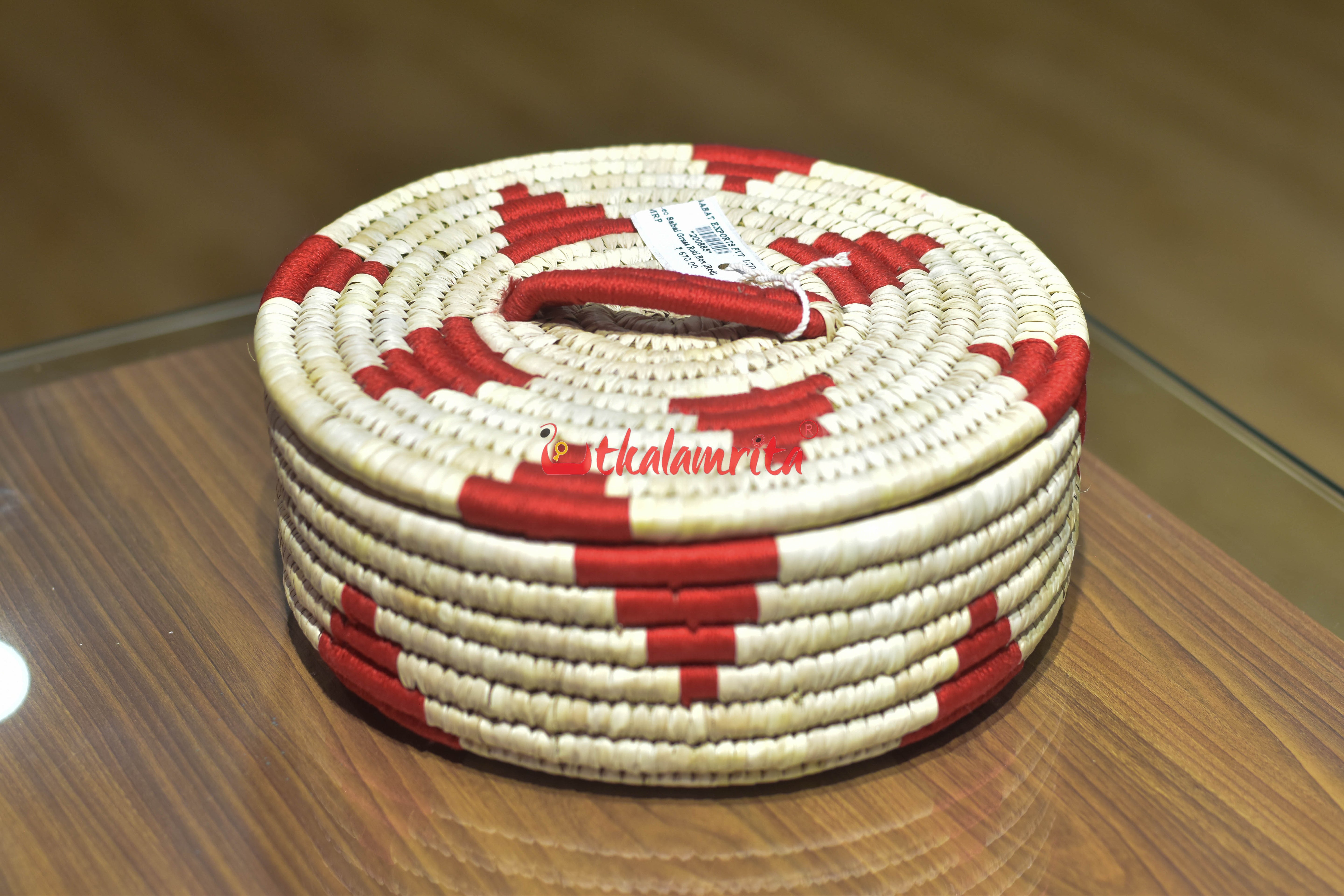 Leo Sabai Grass Roti Box (Red)