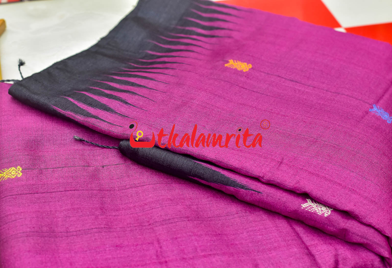 Black Rani Dolabedi Gopalpur Tussar Saree