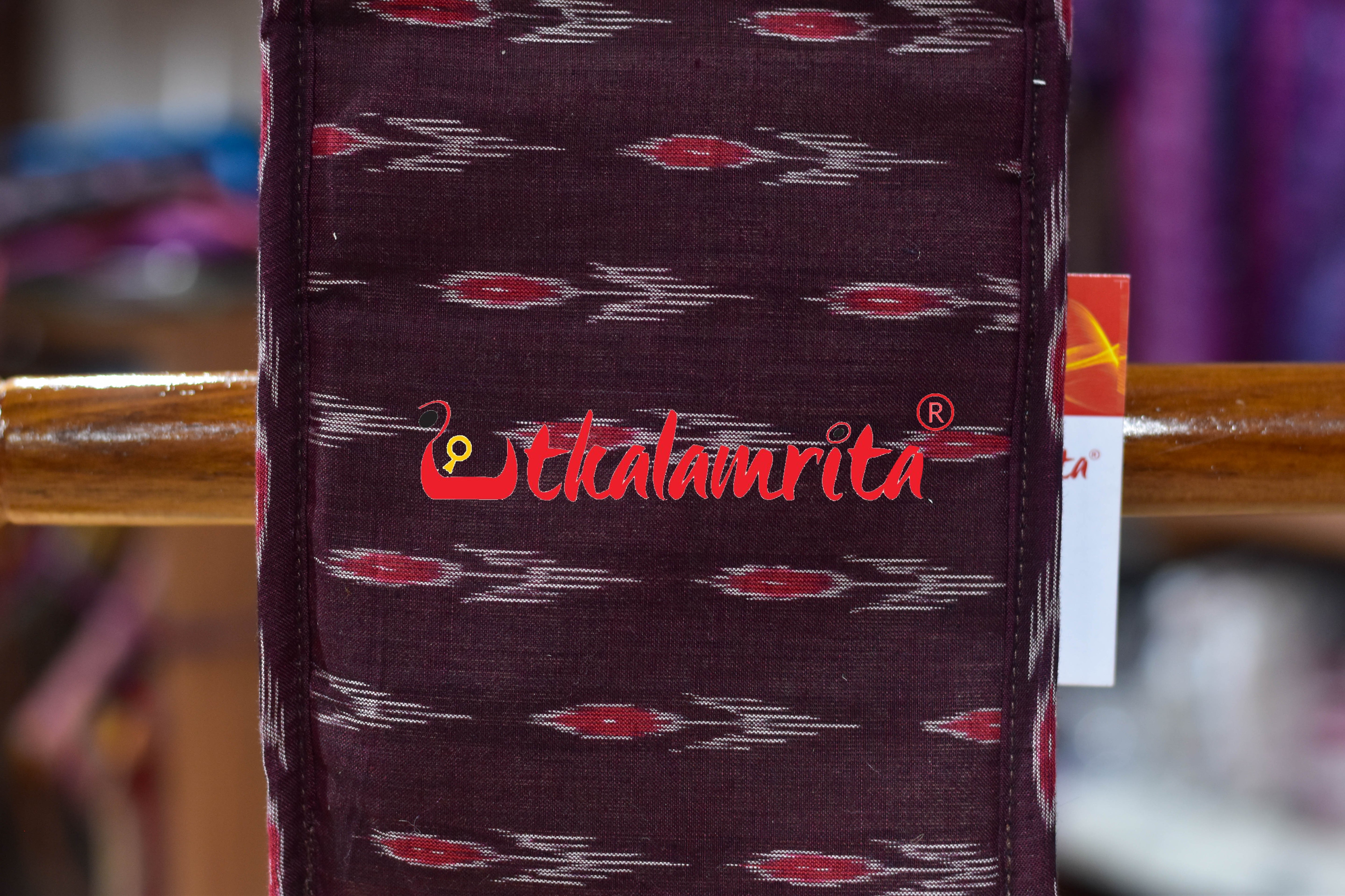 Maroon Labanga Bandha Mobile Sling Bag