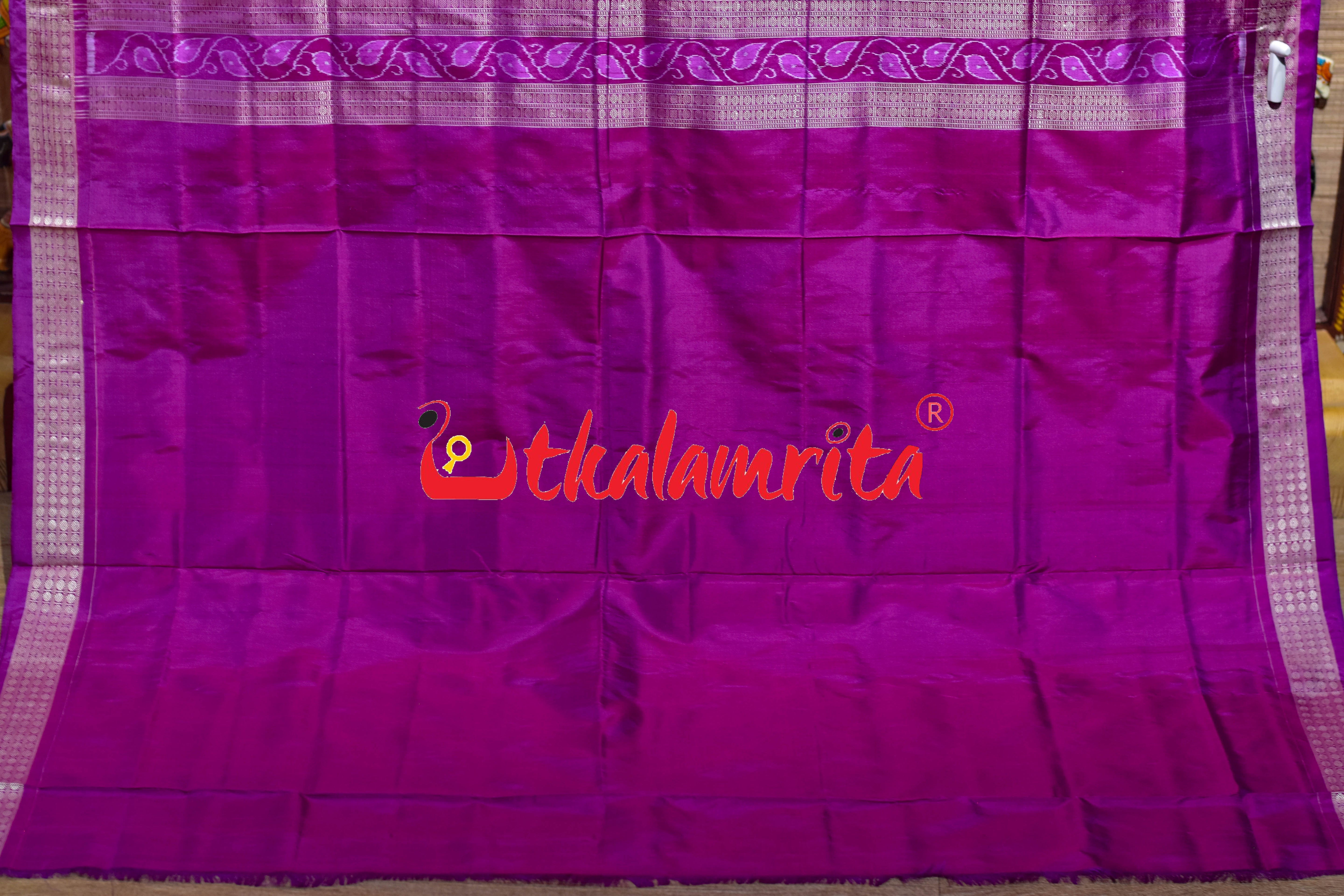 Rani Seven Wonders of the World Sambalpuri Silk Saree