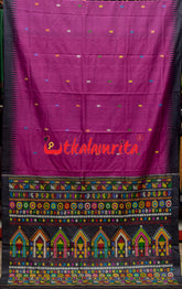 Black Rani Dolabedi Gopalpur Tussar Saree