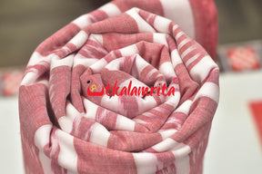 White Red Lines and Lata (Fabric)