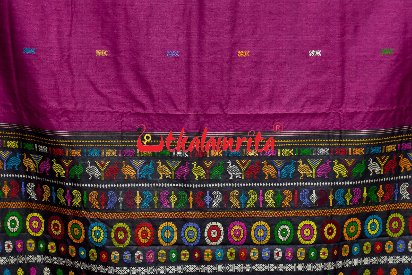 Black Rani Dolabedi Gopalpur Tussar Saree