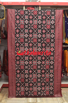 Pochampally Style Pasapali Sambalpuri Cotton Saree