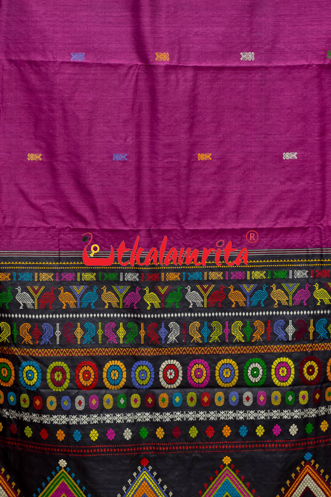 Black Rani Dolabedi Gopalpur Tussar Saree