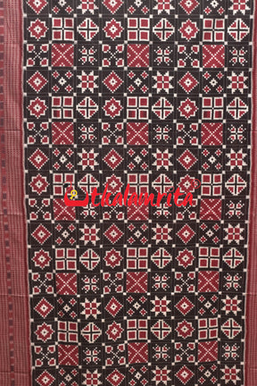 Pochampally Style Pasapali Sambalpuri Cotton Saree