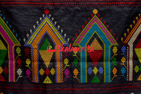 Black Rani Dolabedi Gopalpur Tussar Saree