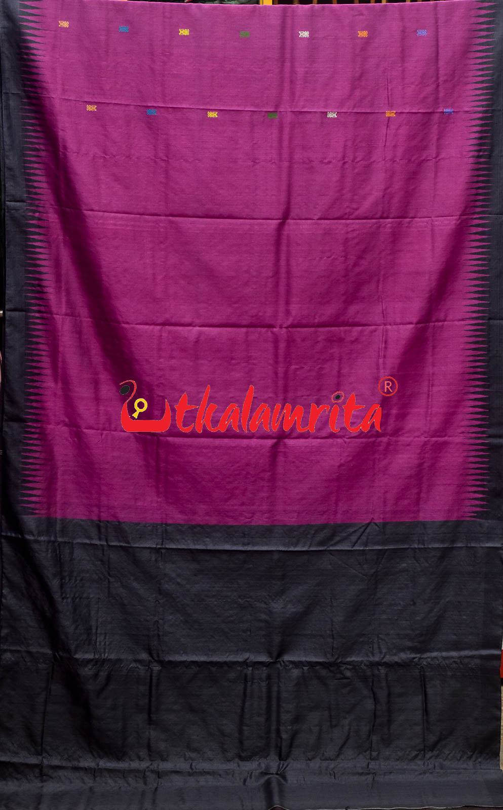 Black Rani Dolabedi Gopalpur Tussar Saree