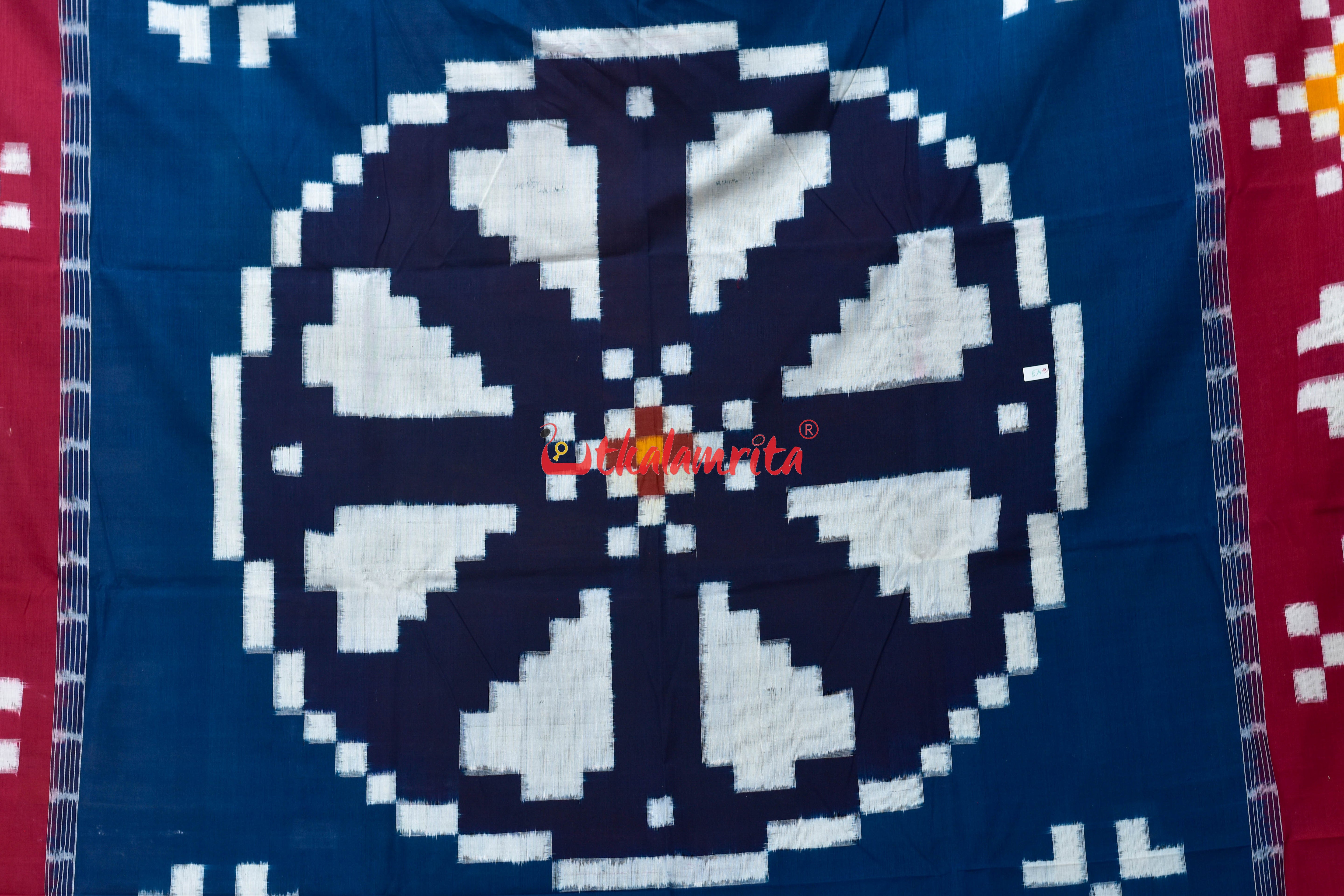 Red Navy Blue Tara Pasapali (Double Bedsheet)