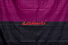 Black Rani Dolabedi Gopalpur Tussar Saree