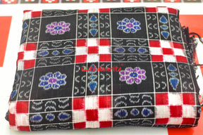 Black Flower Kothi Pasapali Cotton (Fabric)