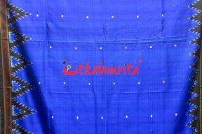 Electric Blue Dongria Silk Saree