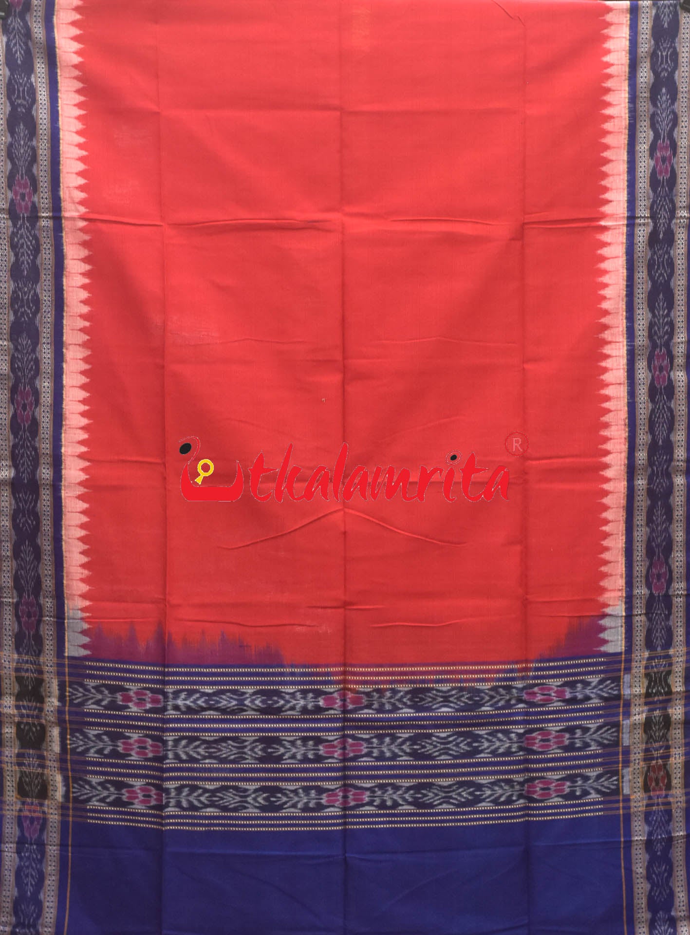 Lining Bandha Heart Sakta Pasapali Sambalpuri Dress Set