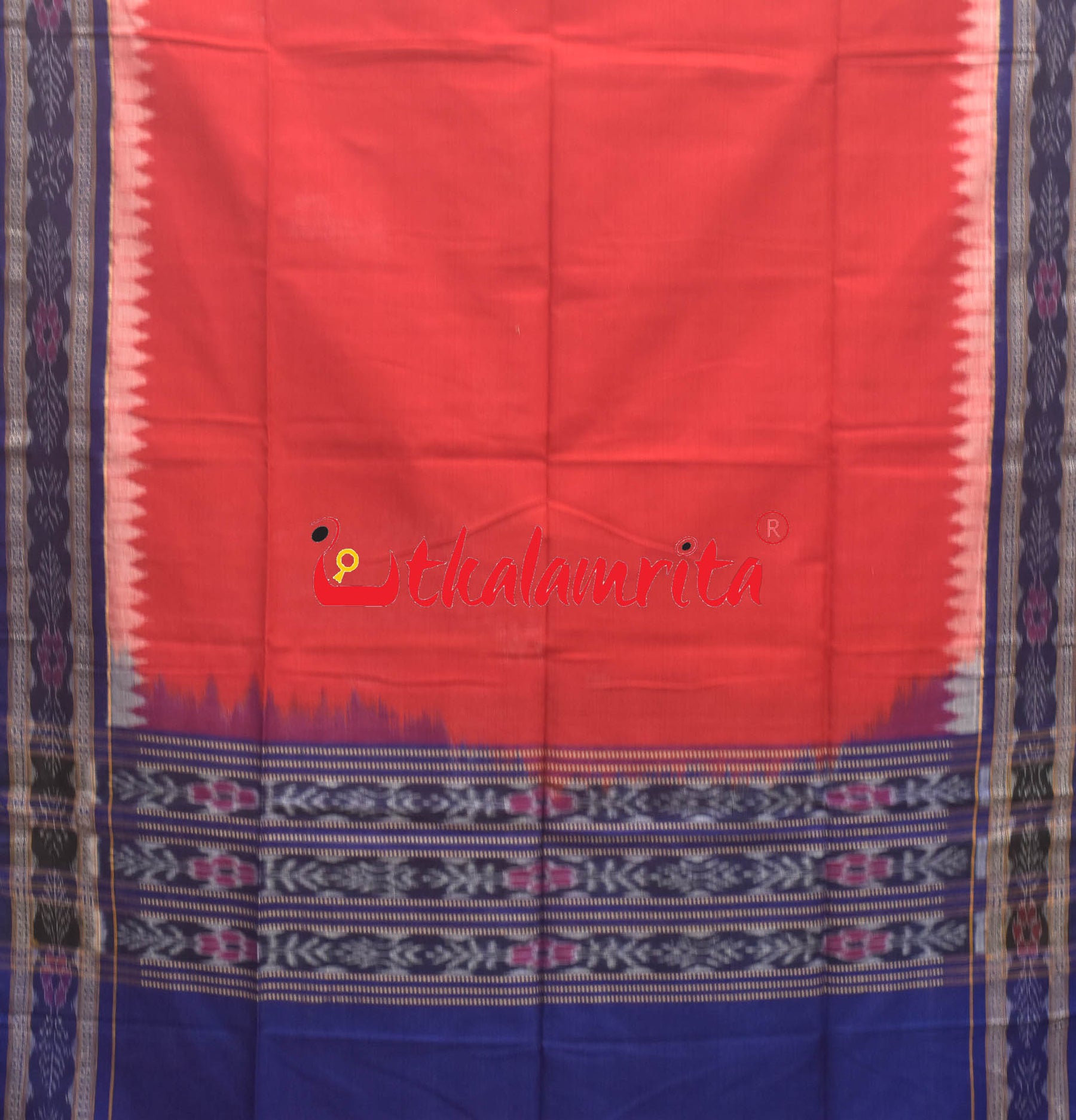 Lining Bandha Heart Sakta Pasapali Sambalpuri Dress Set