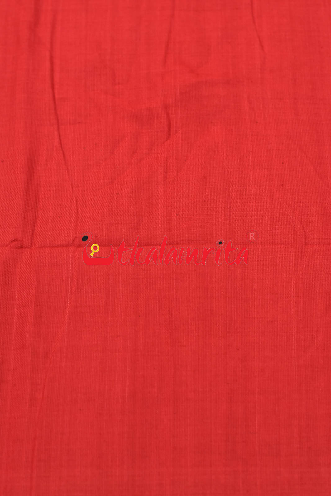 Red 4 Lines Rudraksha Border (Fabric)
