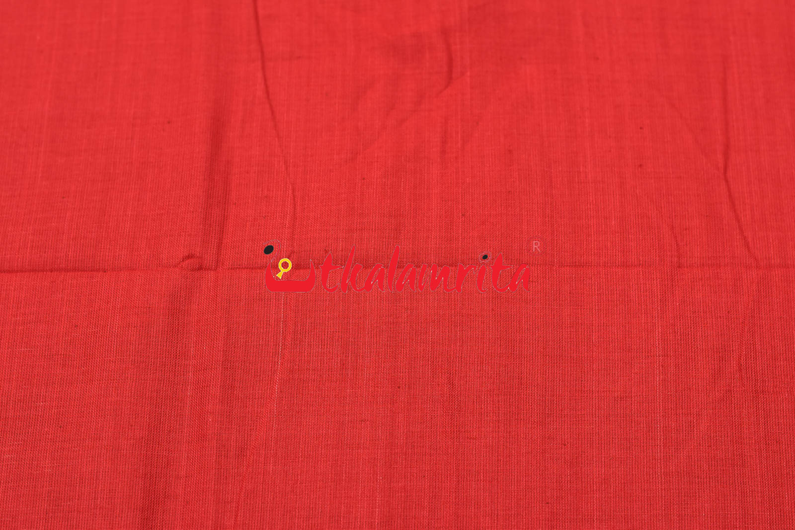 Red 4 Lines Rudraksha Border (Fabric)