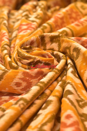 Mustard Thikiri Sambalpuri (Fabric)