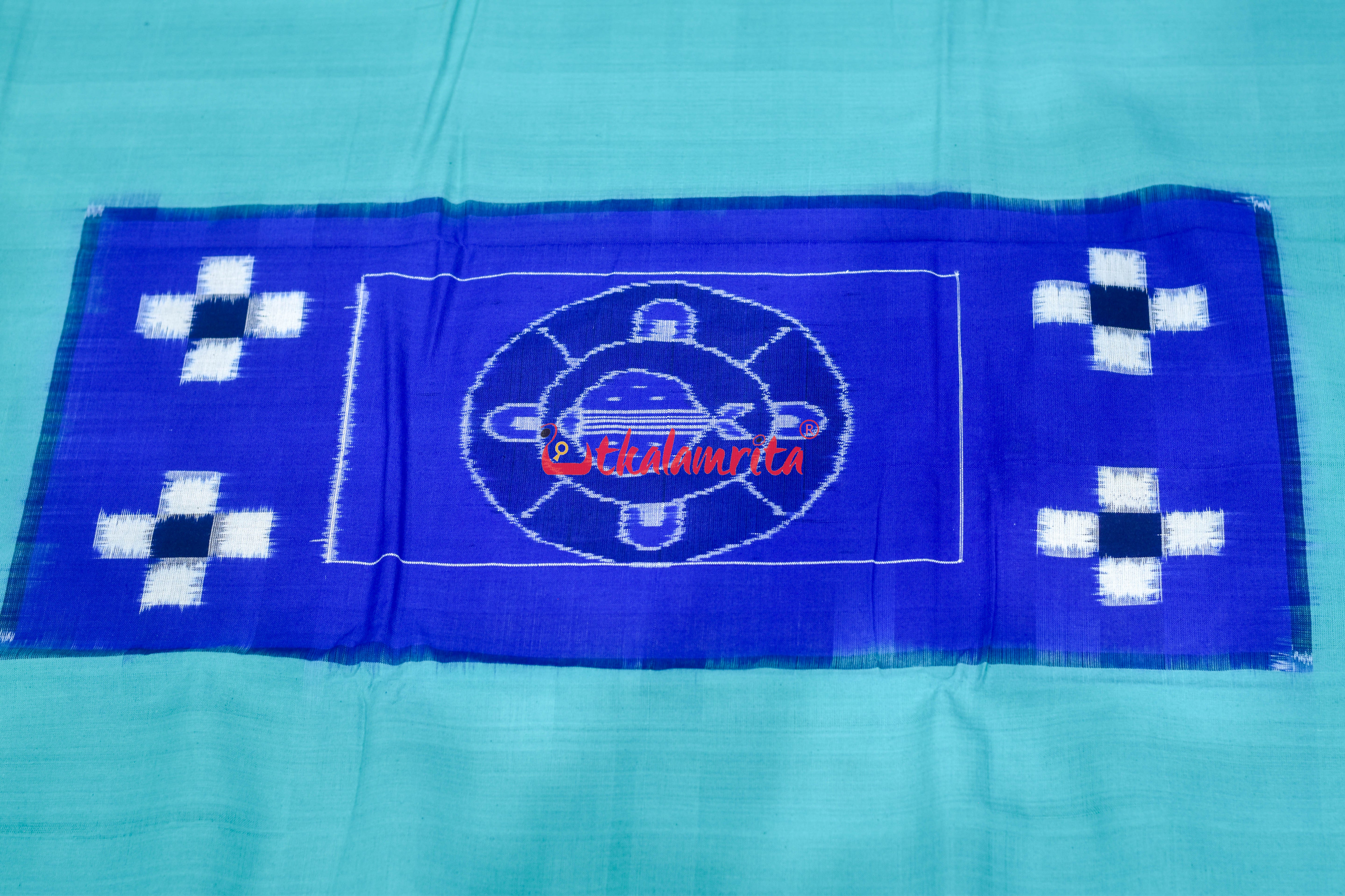 Blue Single Pasapali Cotton (Double Bedsheet)
