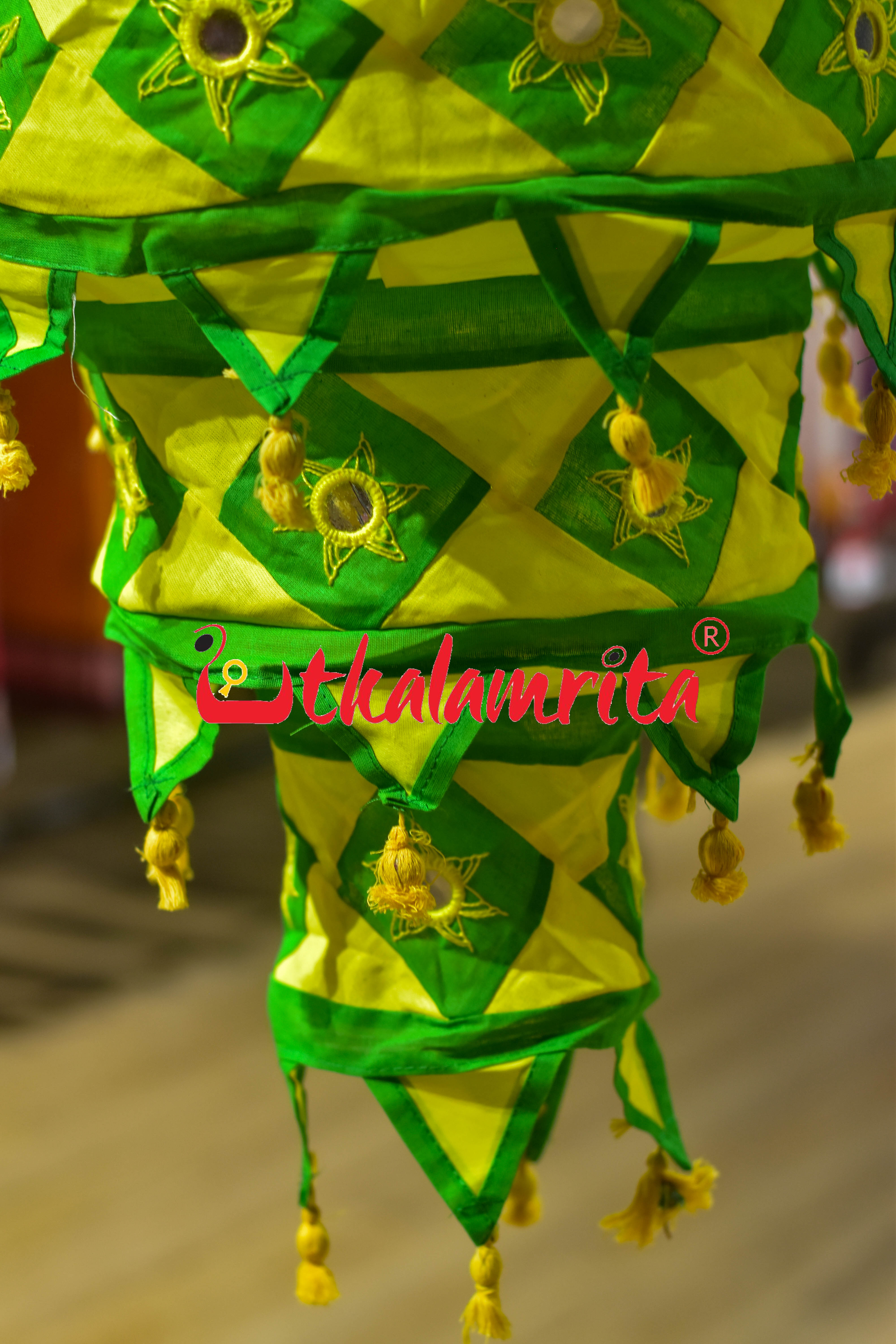 Green Lemon Special 3-Step Round Lampshade