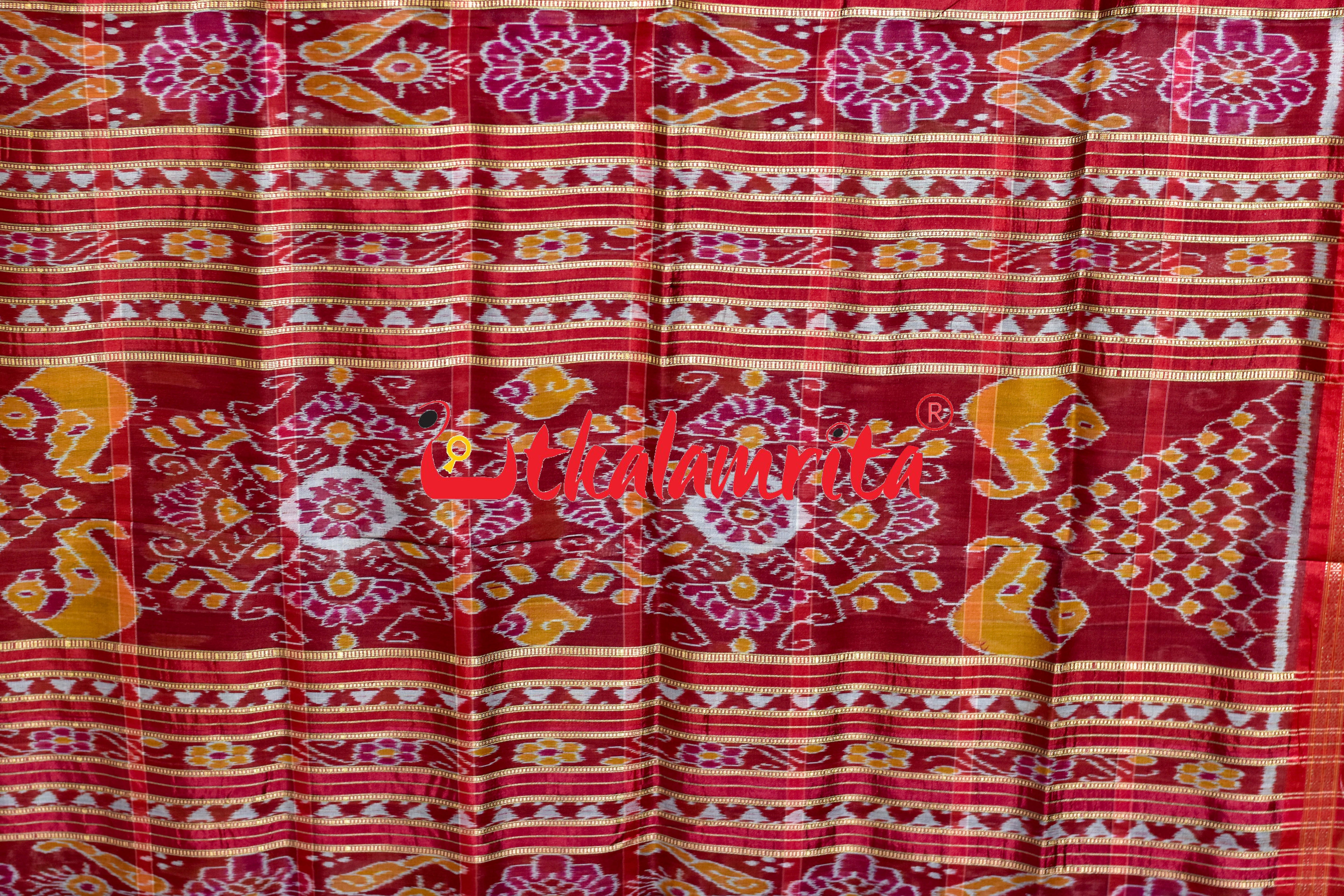 Black Dots Nabakothi Silk Saree