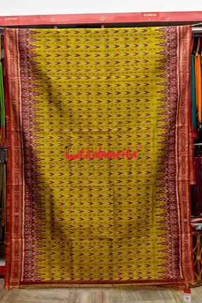 Maina Dhanpatri Khandua Silk Saree