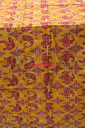 Golden Macha Hansa Sambalpuri Cotton (Fabric)