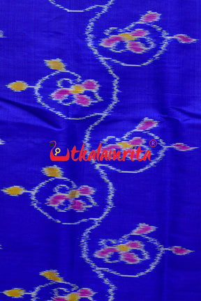 Royal Elephants And Lions Khandua Silk Saree