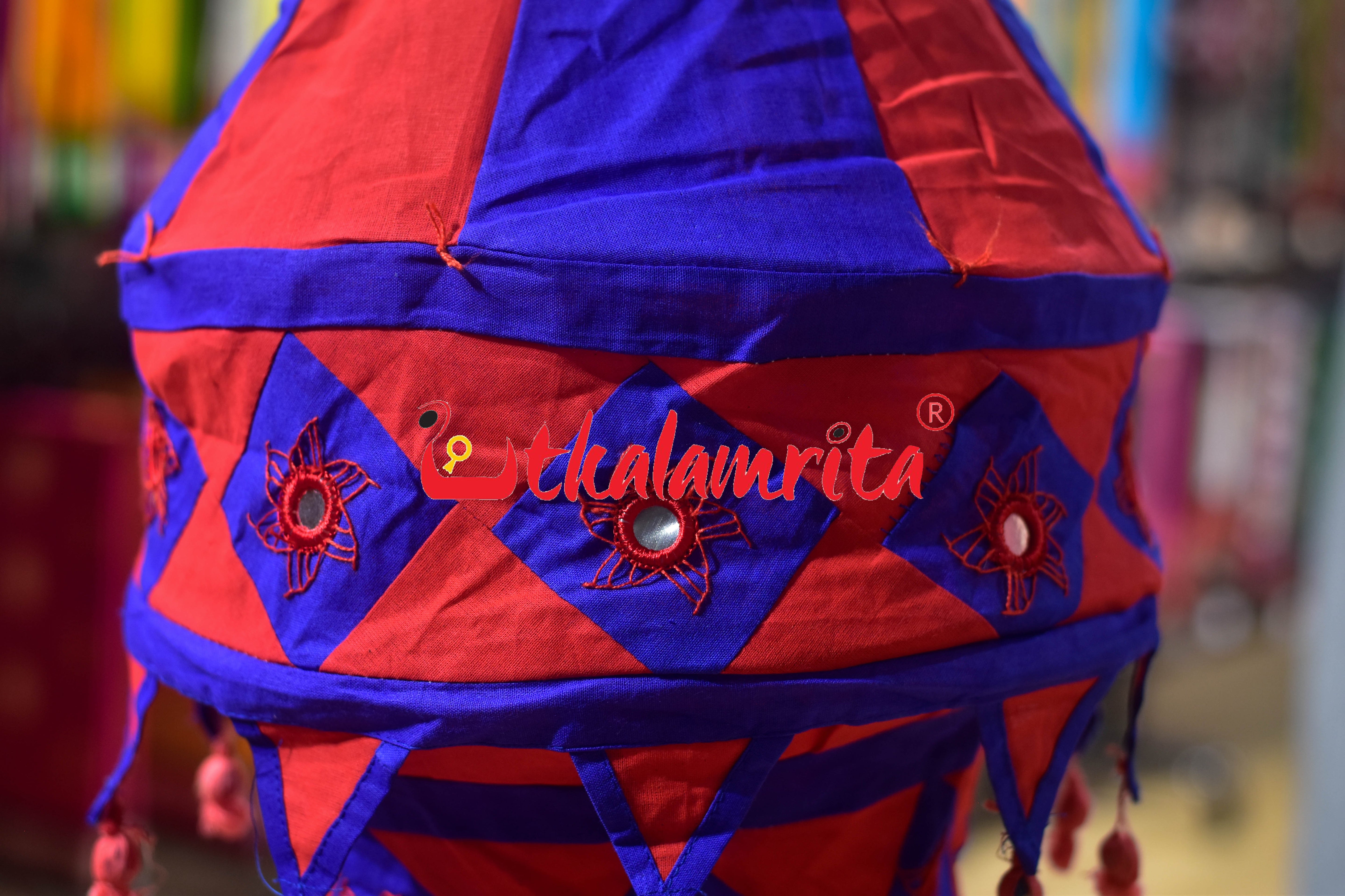 Red Blue Special 3-Step Round Lampshade