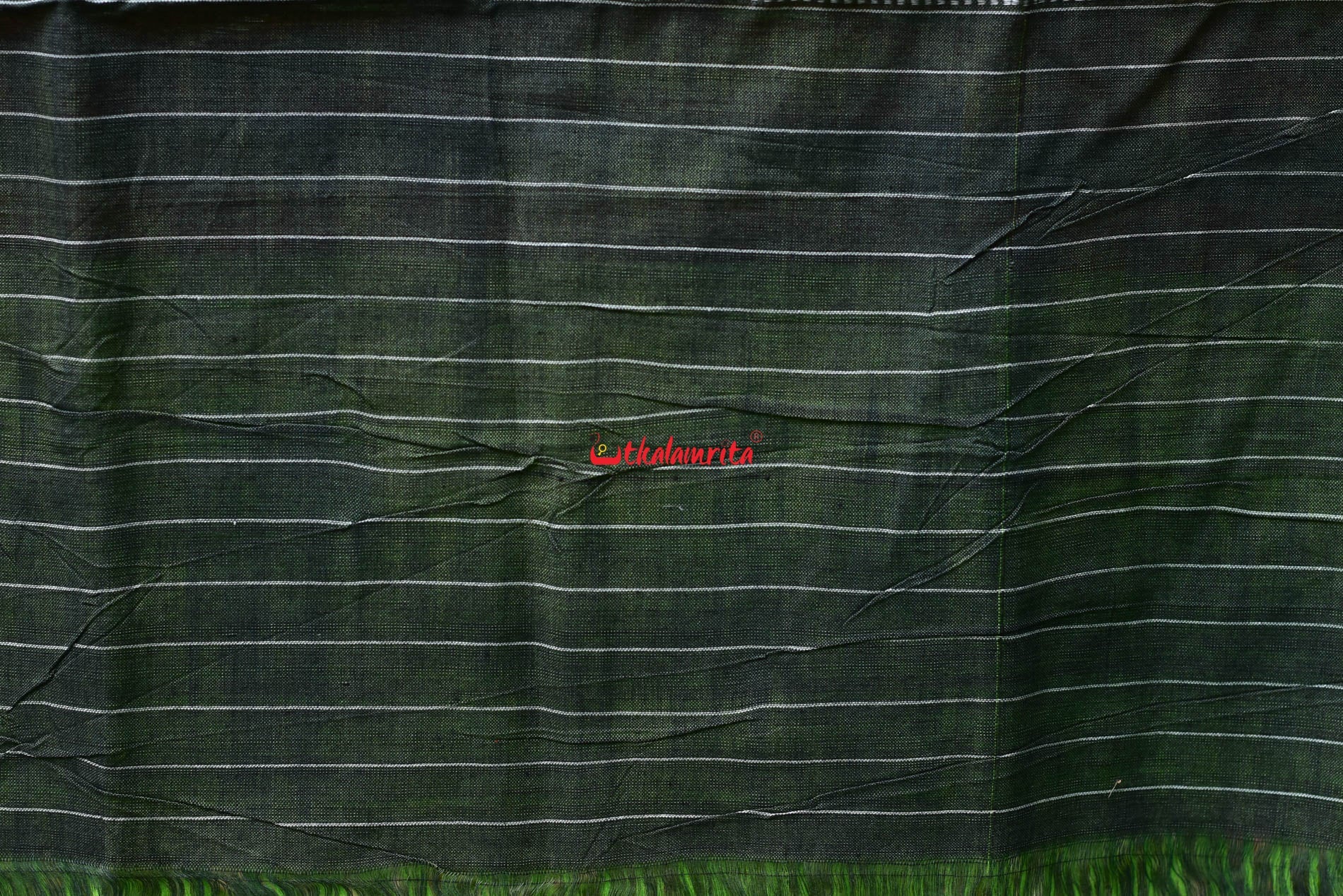 Parrot Green Rekha Buti Saree