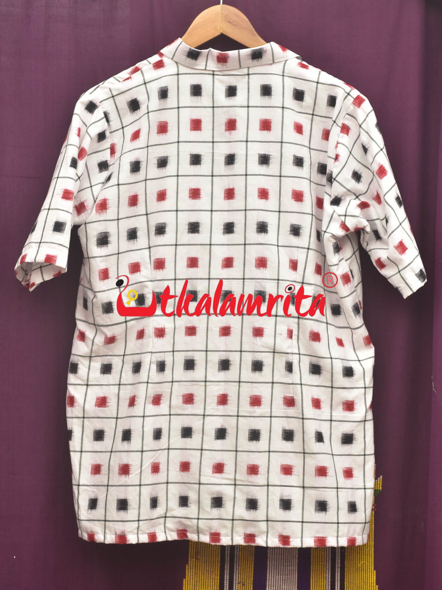 Double Ikat Kuthi Pasapali RBW (Ladies Top)