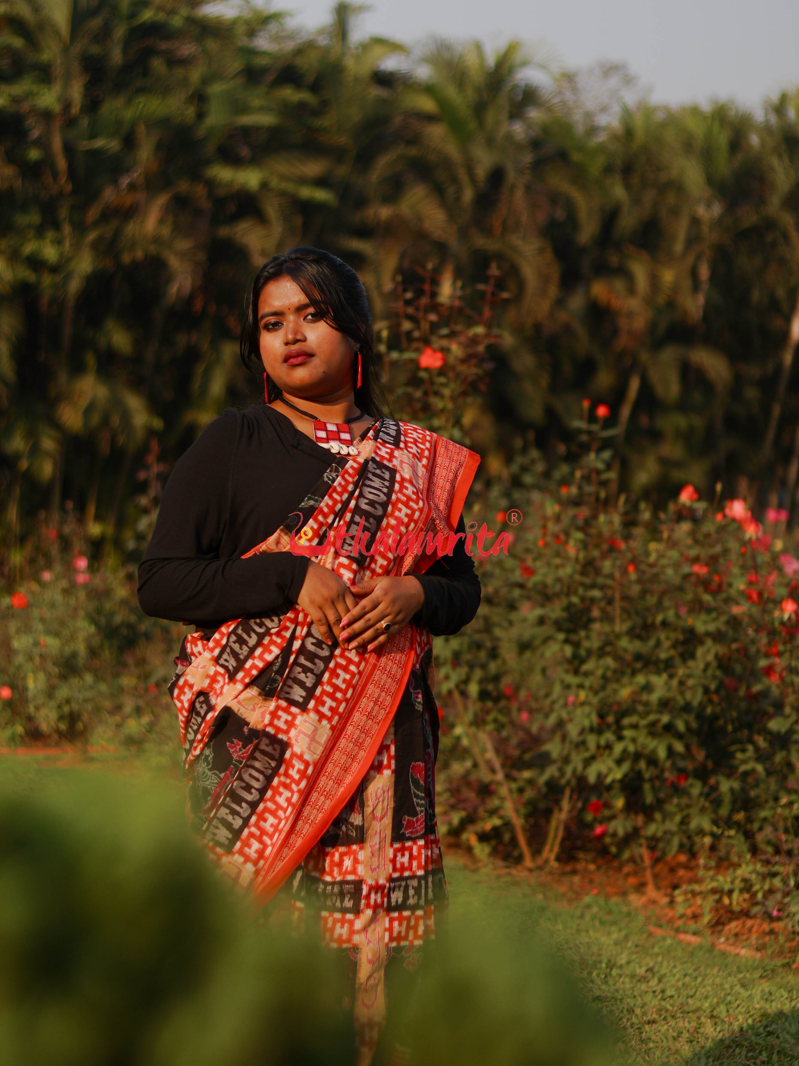 Welcome Sambalpuri Bandha Cotton Saree