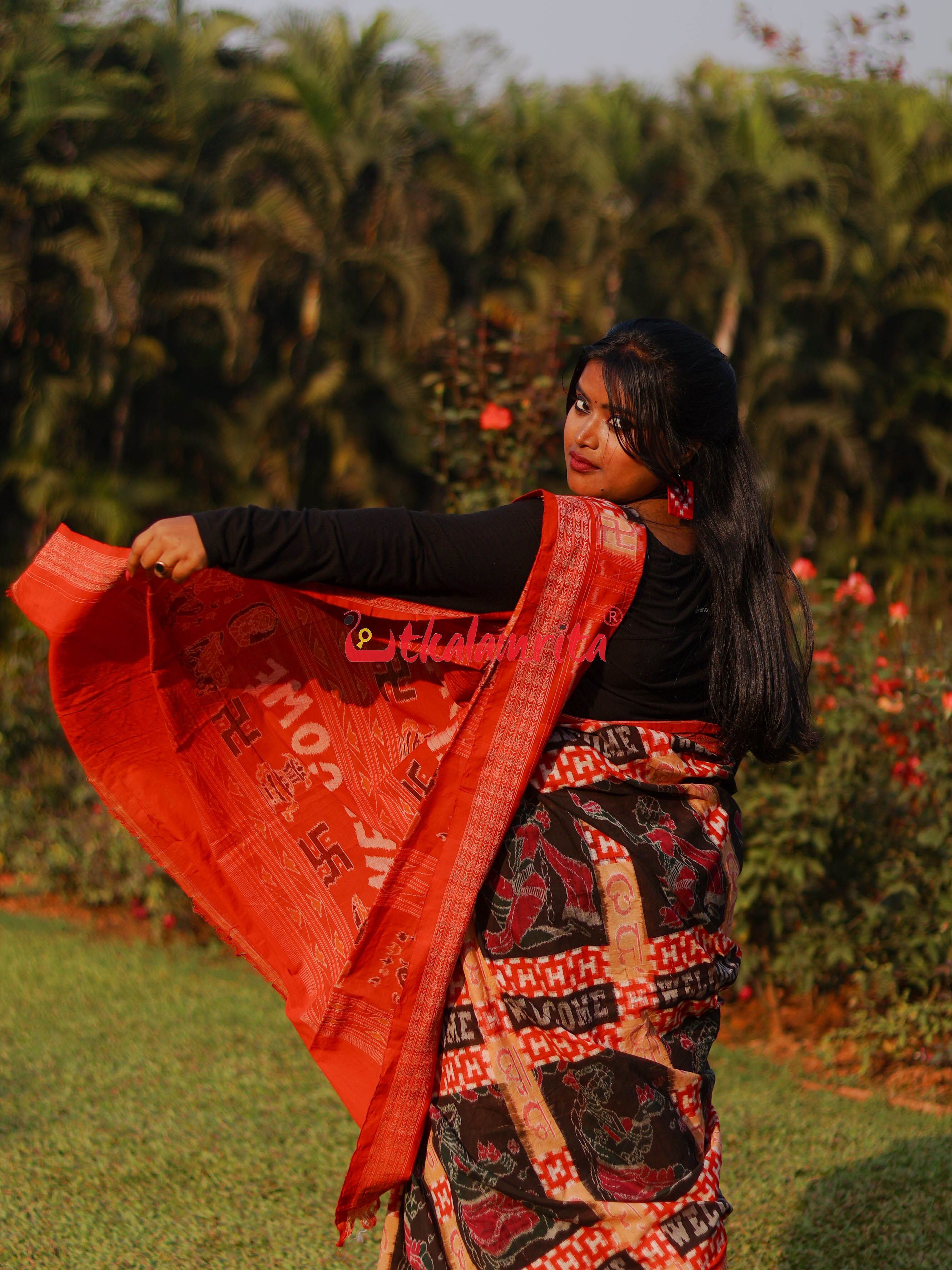 Welcome Sambalpuri Bandha Cotton Saree